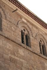 Palacio de Valdecarzana architectural detail in Avilés, Asturias, Spain