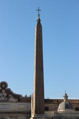 Egyptian Obelisk of Ramesses II in Piazza del Popolo, Rome