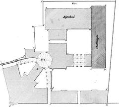 Stables and riding school layout in former Ducal Palace Wiesbaden