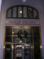 Main entrance of the Healey Building at 57 Forsyth Street NW, Atlanta, Georgia