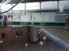 Transfer mezzanine at Vila Prudente Station in São Paulo
