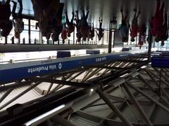 Vila Prudente Station Platform on Line 15-Prata in São Paulo Metro