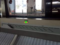 Platform screen doors at Vila Prudente Station on Line 15-Prata