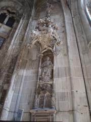 Relief of Saint Elizabeth on protected monument 802-1117/1 in Slovakia