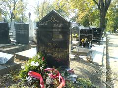 Grave of Peko Dapčević at Novo groblje in Belgrade