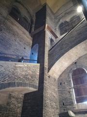 Interior view of the Ghirlandina tower in Modena