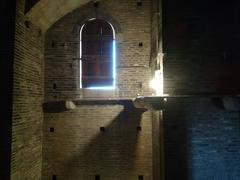 Interior view of the Ghirlandina Tower in Modena