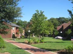 Hellenic College and Holy Cross Greek Orthodox School of Theology campus buildings in Brookline Massachusetts