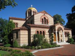 Hellenic College and Holy Cross Greek Orthodox School of Theology campus building in Brookline Massachusetts