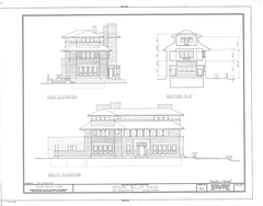 Isidore Heller House architectural drawing in Chicago