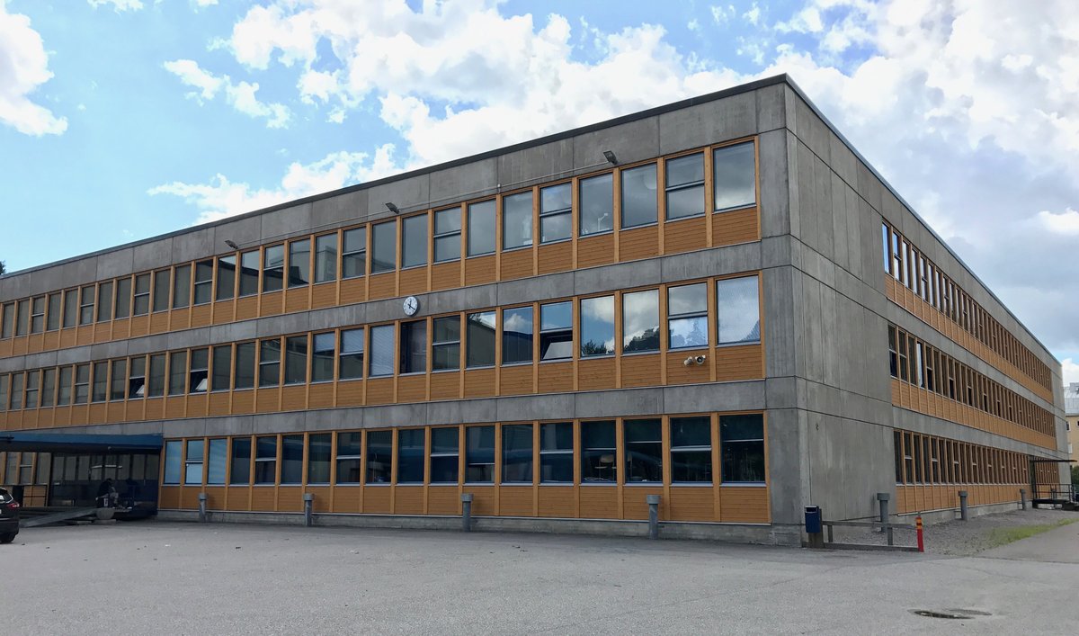 Helsingin Suomalainen Yhteiskoulu building in Helsinki, Finland