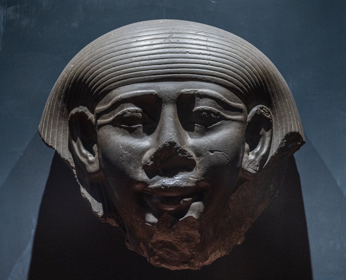 Mask of a sarcophagus of a priest Psammetek from Memphis, XXVI dynasty