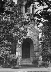 Main portal of the Russian Church in Dresden built between 1872 and 1874 by H. J. Bosse