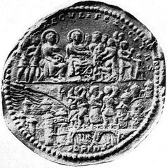 Goldmuldenstempel found in 1862 during excavation works in the Saône river near Lyon