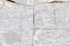 München Oberwiesenfeld track plan section
