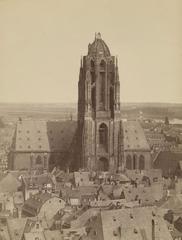 View of Frankfurt am Main Cathedral from the west around 1865 by Carl Friedrich Mylius
