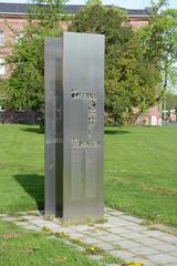 Memorial to victims of Nazi justice in Mannheim, Germany