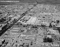Aerial view of Breña district in 1943
