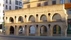 Roman aqueduct ruins in Sevilla
