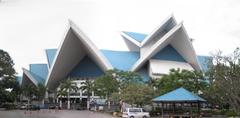 Istana Budaya cultural palace in Kuala Lumpur Malaysia panoramic view