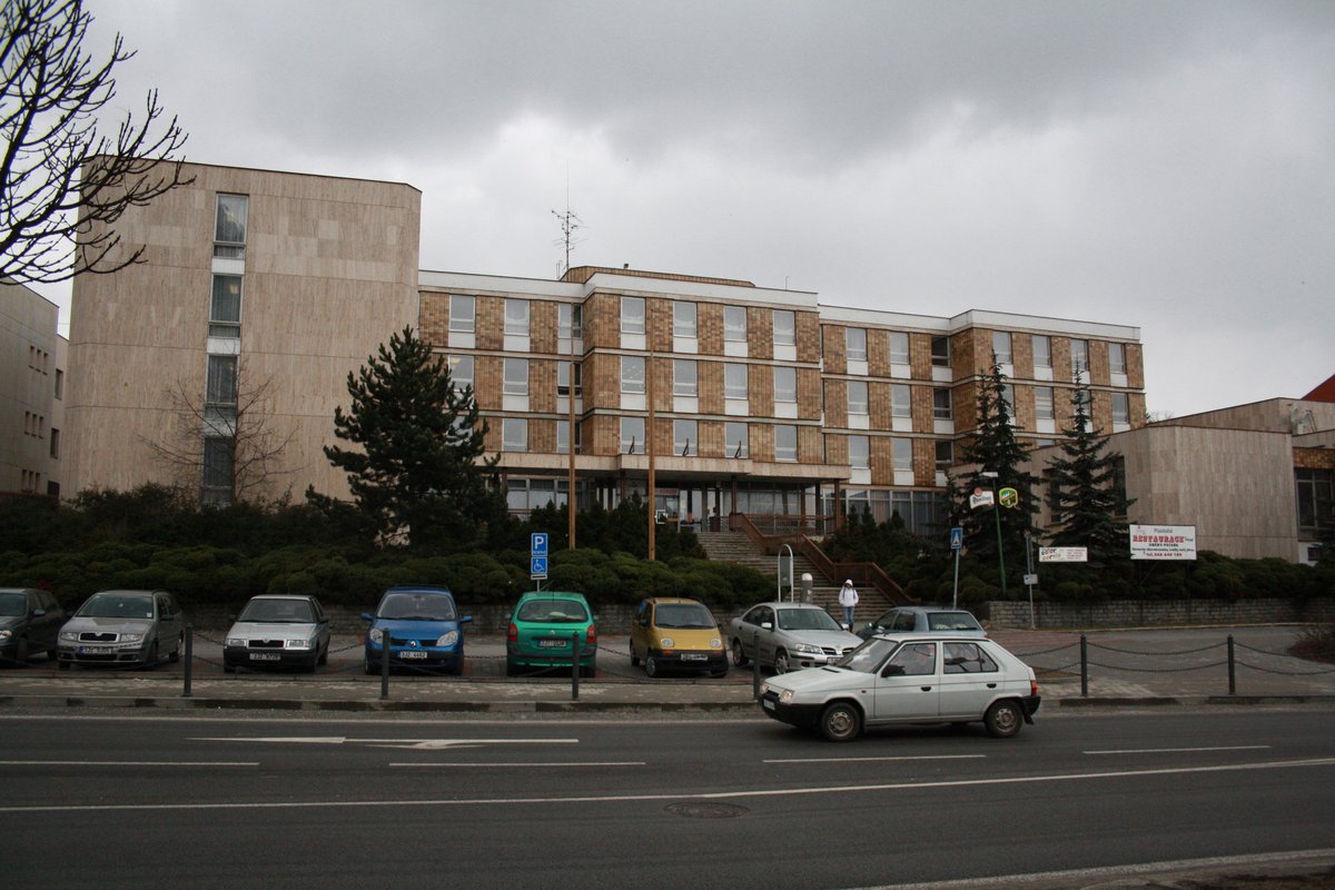 Forum Třebíč building with ZUŠ and dance halls in Třebíč District, Czechia