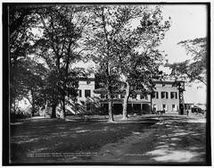 Strawberry Mansion historic house in Fairmount Park Philadelphia in 1900