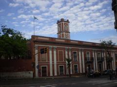 Facade of the National Historical Museum at Defensa and Caseros streets in Lezama Park, Buenos Aires, Argentina