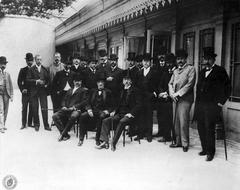 Several Argentine politicians including Bartolomé Mitre and José Evaristo Uriburu at Museo Histórico Nacional in Buenos Aires in 1901