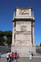 Arch of Constantine in Ancient Rome Historic Center, Rome, Italy