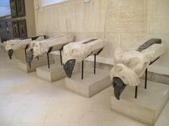 Gargoyles of Reims Cathedral filled with melted lead after WWI fire