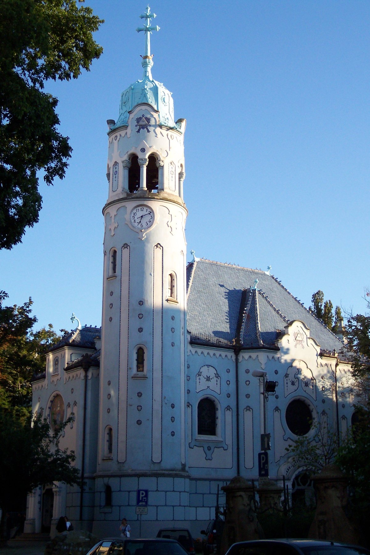 Blue Church in Bratislava, Slovakia