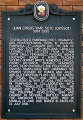 Juan Crisostomo Soto (Crissot) Historical Marker