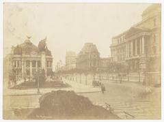 Avenida Rio Branco with Praça Marechal Floriano, Biblioteca Nacional, and Teatro Municipal in Rio de Janeiro