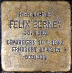 Stolperstein Dedicated To Felix Berney