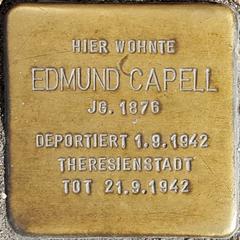 Stolperstein Dedicated To Edmund Capell
