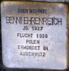 Stolperstein Dedicated To Benni Ehrenreich