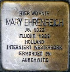 Stolperstein Dedicated To Mary Ehrenreich