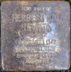 Stolperstein Dedicated To Herbert Leo Levitta