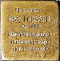 Stolperstein Dedicated To Max Lubasch