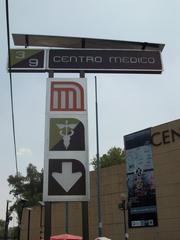 Centro Médico Metro Station Sign in Mexico City
