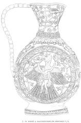Ancient gold ewer jug from the Treasure of Nagyszentmiklós