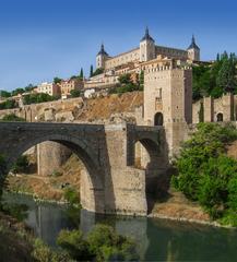 Alcántara Bridge in Toledo over the Tagus River