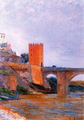 Alcántara Bridge over the Tagus River in Toledo