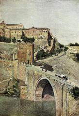 Aureliano de Beruete in Toledo 1907 black and white photo