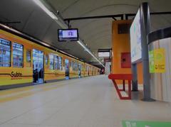 Eidan 500 train at Juan Manuel de Rosas station
