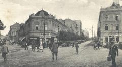 Vintage postcard of Belgrade featuring the Salvia area from 1925