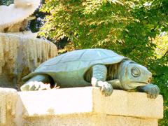 Fuente de los Galápagos in Retiro Park Madrid