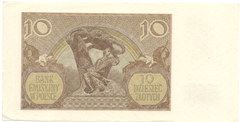 10 złotych coin from 1940 with value of 5 Reichsmark