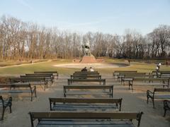Statue of Fryderyk Chopin in Łazienki Królewskie park Warsaw