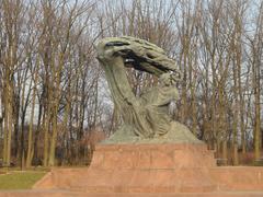 Statue of Fryderyk Chopin in Łazienki Park Warsaw